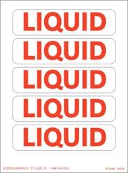 Liquid, 5 Per Sheet