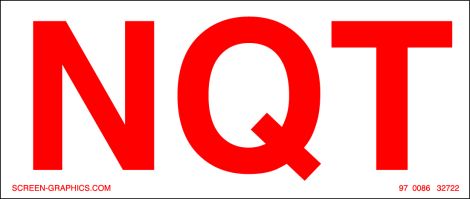 6.5" x 2.75" NQT Decal