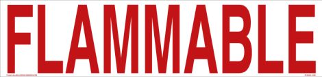 Flammable 6" Letters
