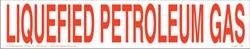 Liquified Petroleum Gas 3" Letters