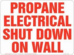 Propane Electrical Shut Down Wall