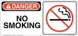 Danger No Smoking  