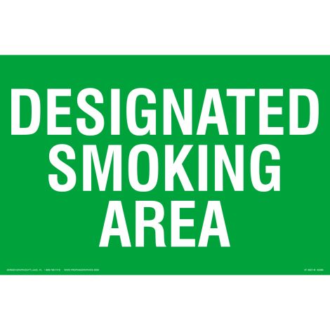Desingated Smoking Area 