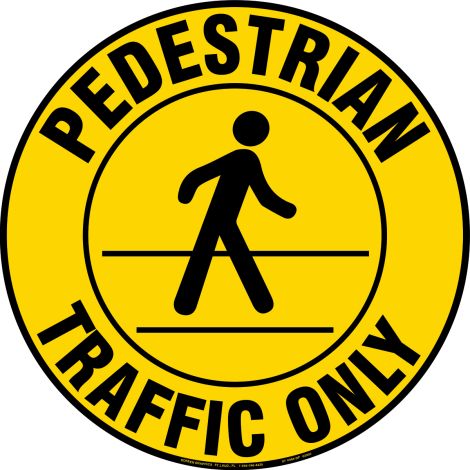 Pedestrian Traffic Only Floor 