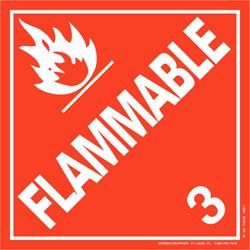 UN172542 USDOT Flammable 