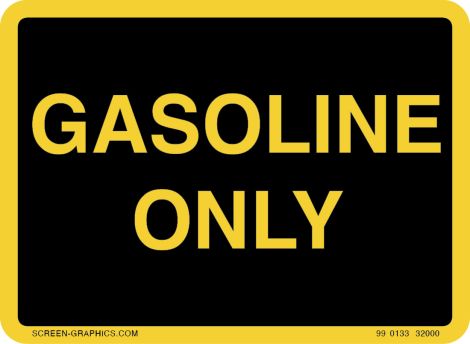 Gasoline Only 