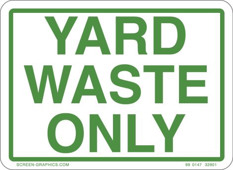 Yard Waste Only, Green 