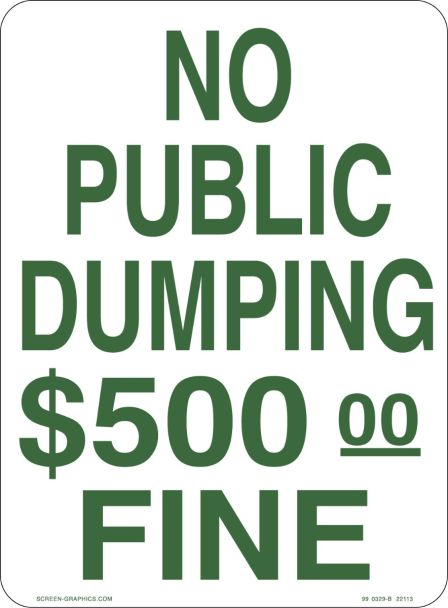 No Public Dump, Green 