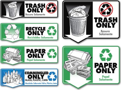 SG Recycling Signs