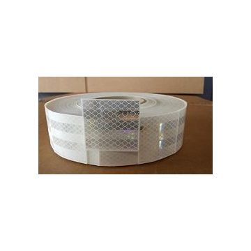 2" x 50 Yards White Reflective Tape, 2" Kiss Cut