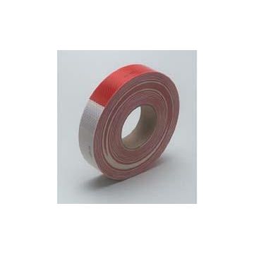 3" x 50 Yards 3M Red & White Reflective Tape