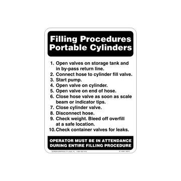 Filling Procedures for Portable Cylinders