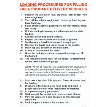Loading Procedures for Bulk Propane Delivery Vehicles 