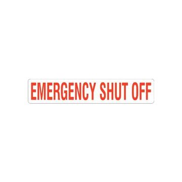 Emergency Shut Off 