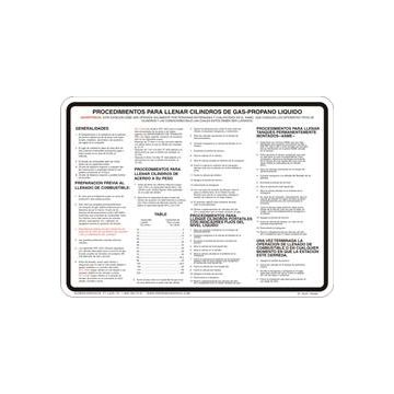 Filling Procedures for LP Gas Container (Spanish)