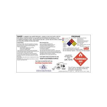 NFPA, OSHA for 20# Tanks with OPD Valve