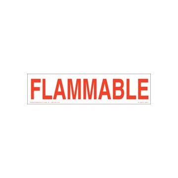 Flammable 2" Letters