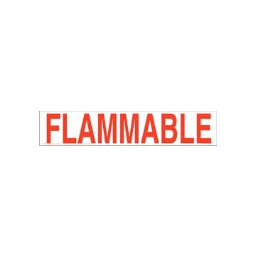 Flammable 3" Letters