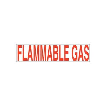 Flammable Gas 6" Letters