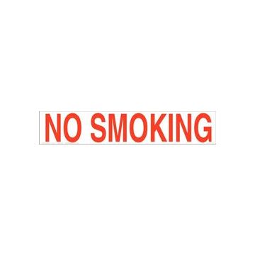 No Smoking 4" Letters