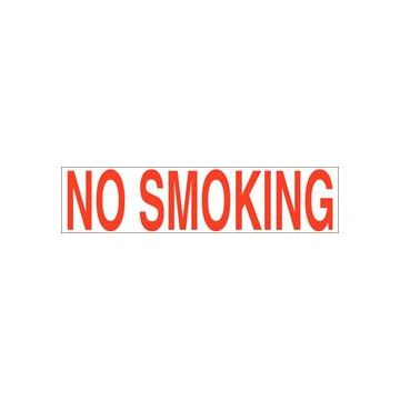 No Smoking 6" Letters