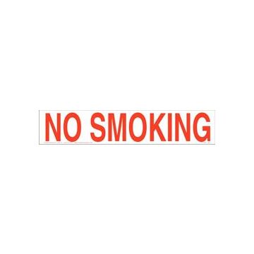 No Smoking 3" Letters
