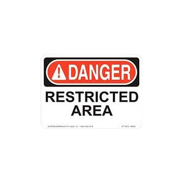 Danger Restricted Area 