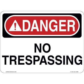 Danger No Trespassing 