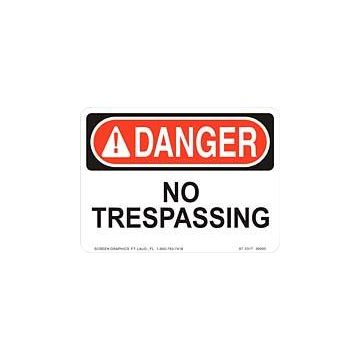 Danger No Trespassing 
