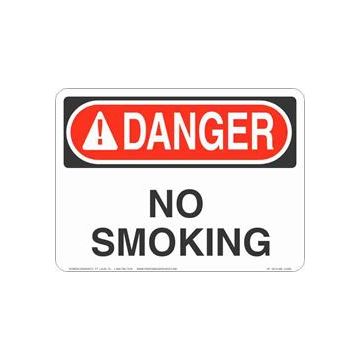 Danger No Smoking 