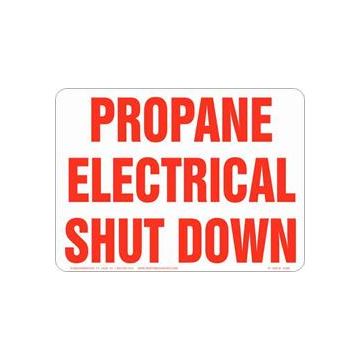 Propane Electrical Shut Down