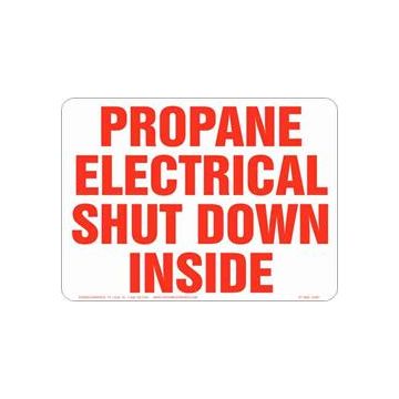 Propane Electrical Shut Down Inside