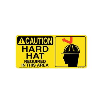 Caution Hard Hats Required in This Area 
