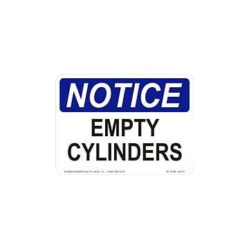 Notice Empty Cylinders 