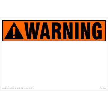 Warning,Write on Blank