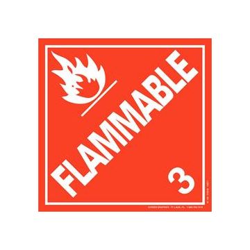 UN172542 USDOT Flammable 