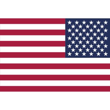 American Flag, Stripes on Left 