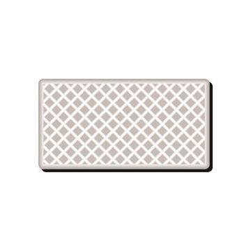 White Reflective Squares, 6 Per Set