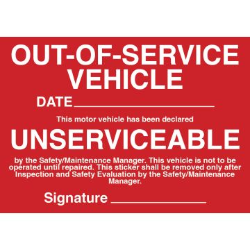 Out of Service 