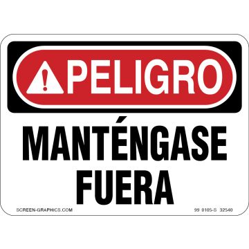 Danger Keep Out (Spanish)
