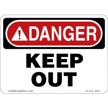 Danger Keep Out 