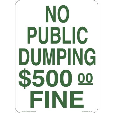No Public Dump, Green 