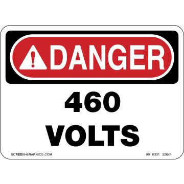 Danger 460 Volts