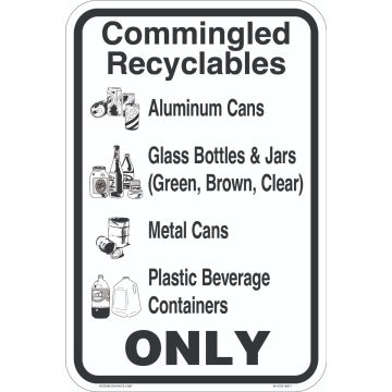 Comingled Recyclables Only Graphic 