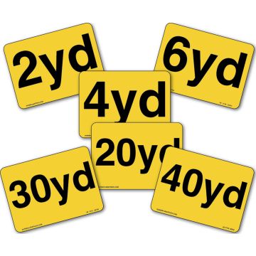 Black Yard Decals